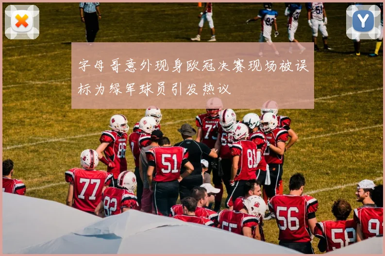 字母哥意外现身欧冠决赛现场被误标为绿军球员引发热议